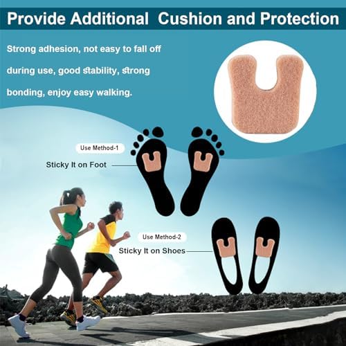Almohadillas para los pies con molesquina gruesa - 20 piezas de almohadillas para metatarsos - Para callos, talones y más - imagen 6