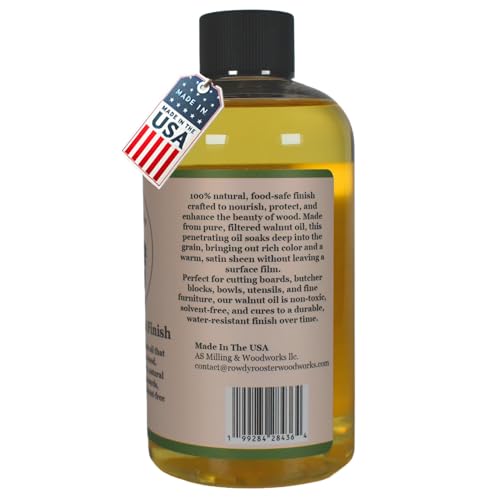 Aceite de Nuez Refinado para Utensilios de Cocina de Madera - Acabado Premium, Acondicionador y Sellador, Seguro para Alimentos, Duradero, Color - imagen 2