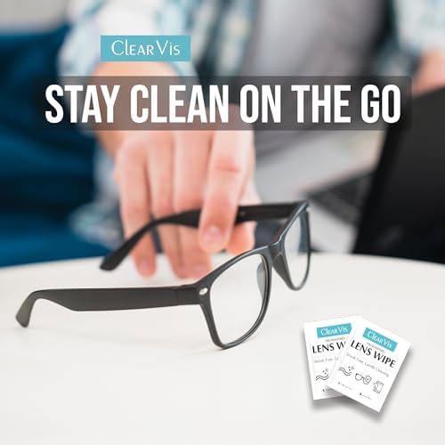 Toallitas de Lente Prehumedecidas ClearVis – 400 Toallitas Envuelta Individualmente, Limpieza Sin Rayas para Gafas, Teléfonos, Cámaras, Binoculares y - imagen 6