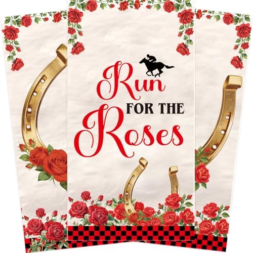 Servilletas Desechables de Caballos para Carreras Fancy Land, 100 Piezas, Accesorios para Fiesta Derby - imagen 8