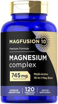 Suplemento Magfusion-10 de Complejo de Magnesio 745mg | 120 Cápsulas | Mezcla 10 en 1 | Vegetariano, No GMO, Sin Gluten - imagen 1