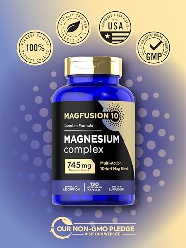 Suplemento Magfusion-10 de Complejo de Magnesio 745mg | 120 Cápsulas | Mezcla 10 en 1 | Vegetariano, No GMO, Sin Gluten - imagen 6