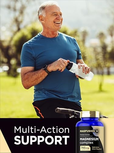 Suplemento Magfusion-10 de Complejo de Magnesio 745mg | 120 Cápsulas | Mezcla 10 en 1 | Vegetariano, No GMO, Sin Gluten - imagen 7