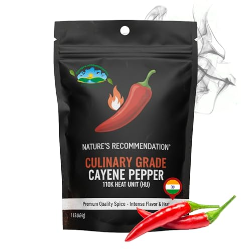 Pimienta en polvo de cayena india Pure Heat - capsicum annum, 1 lb, especia picante y potente 110k H.U. Sin gluten, tamaño para servicio de - imagen 1