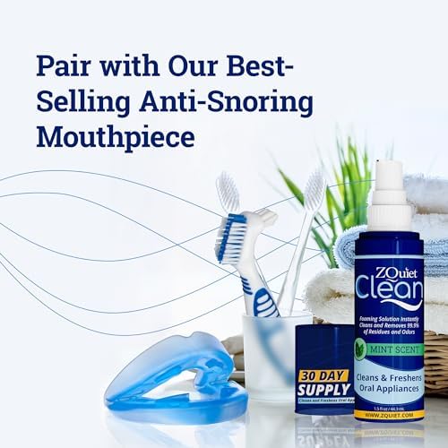 ZQuiet, Solución Limpiadora para Todos los Dispositivos Orales, Sin Cloro, Aroma a Menta Fresca, Tamaño de Viaje, Aprobado por TSA - imagen 8