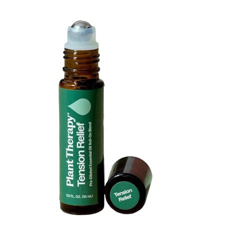 Roll-On de Aceite Esencial para Alivio de Tensiones Plant Therapy, Pre-Diluido, 10 mL (1/3 oz), Mezcla de Aceites Esenciales Pura en Aceite de Coco - imagen 1