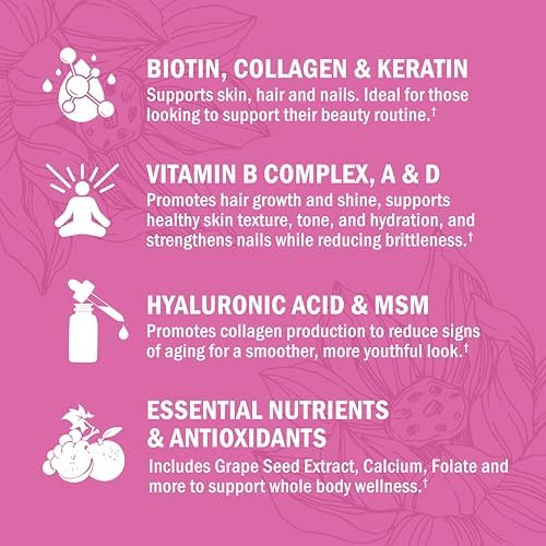Suplemento de Biotina, Colágeno y Queratina BioSchwartz - Vitaminas para el Cabello de 10000mcg con Ácido Hialurónico y Complejo B - 60 Cápsulas No - imagen 5