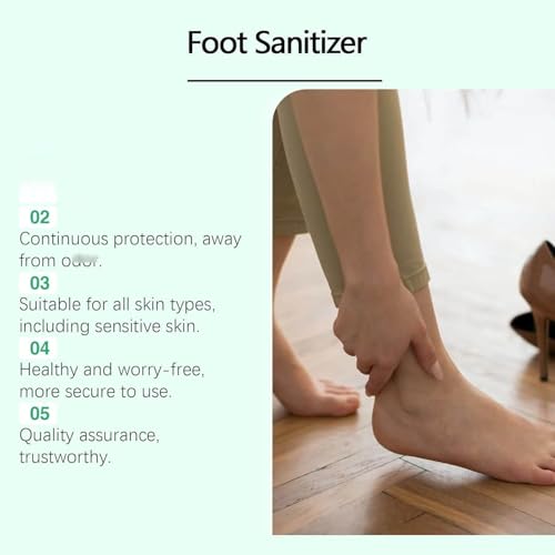 Spray Desinfectante para Pies con Aceite de Árbol de Té - 2 Piezas, 100 ml, Rápido Secado, Ideal para Viajes, Frescura para Pies y Zapatos - imagen 2