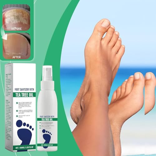 Spray Desinfectante para Pies con Aceite de Árbol de Té - 2 Piezas, 100 ml, Rápido Secado, Ideal para Viajes, Frescura para Pies y Zapatos - imagen 5