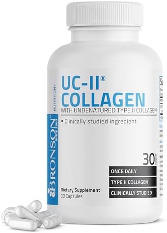 Colágeno Bronson UC-II Tipo II con Colágeno Tipo 2 No Desnaturalizado, 30 Cápsulas - imagen 1