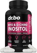 Suplemento de Myo-Inositol y D-Chiro Inositol en Cápsulas - Relación 40:1, 2050mg con Vitamina B8 - Suplementos Naturales para la Salud Femenina, 120 - imagen 1