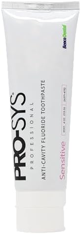 Pasta dental PRO-SYS® Profesional para dientes sensibles, protección contra caries y reparación del esmalte, gel de menta fresca (paquete de 4) - imagen 3