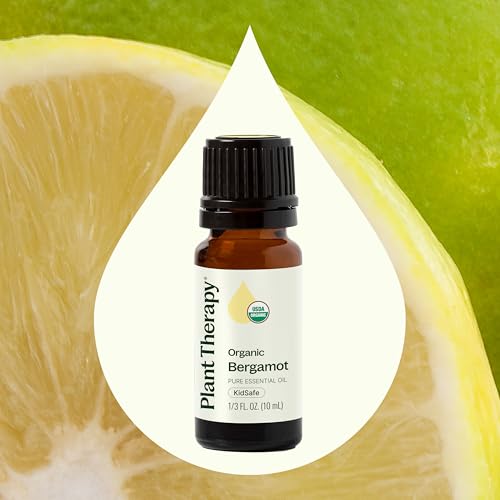 Aceite Esencial de Bergamota Orgánico Plant Therapy 10 mL (1/3 oz) 100% Puro, Sin Diluir, Grado Terapéutico - imagen 4