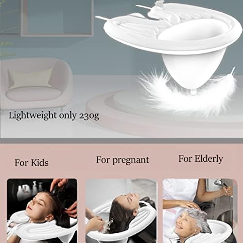 Bañera Inflable Portátil para Lavado de Cabello - Ideal para Personas Postradas, Discapacitadas y Adultos Mayores - Incluye Bomba de Aire - imagen 2