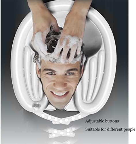 Bañera Inflable Portátil para Lavado de Cabello - Ideal para Personas Postradas, Discapacitadas y Adultos Mayores - Incluye Bomba de Aire - imagen 3
