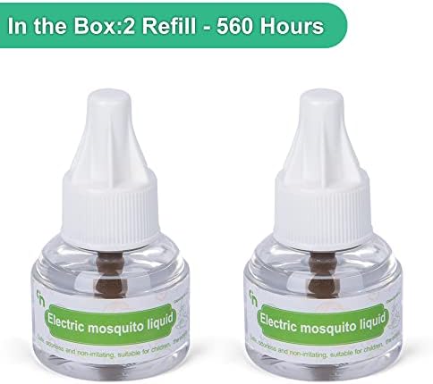 Recargas Ddrihlees para Repelente de Mosquitos, Paquete de 2, 280 Horas de Protección, Zona de 20', Efectivo y Duradero, Sin DEET, Sin Spray - imagen 2