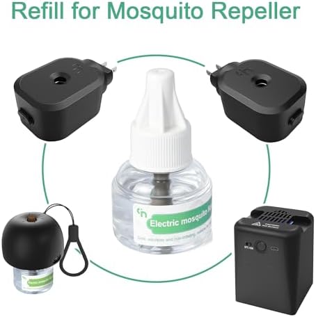 Recargas Ddrihlees para Repelente de Mosquitos, Paquete de 2, 280 Horas de Protección, Zona de 20', Efectivo y Duradero, Sin DEET, Sin Spray - imagen 3