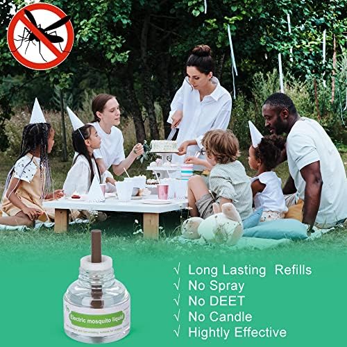 Recargas Ddrihlees para Repelente de Mosquitos, Paquete de 2, 280 Horas de Protección, Zona de 20', Efectivo y Duradero, Sin DEET, Sin Spray - imagen 5