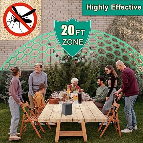 Recargas Ddrihlees para Repelente de Mosquitos, Paquete de 2, 280 Horas de Protección, Zona de 20', Efectivo y Duradero, Sin DEET, Sin Spray - imagen 6
