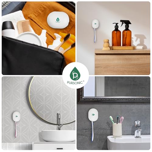 Estuche Sanitizador de Cepillos de Dientes Portátil Pursonic con Luz UV – Limpiador Recargable, Montaje Magnético, Compacto y Duradero (Batería de 30 - imagen 5