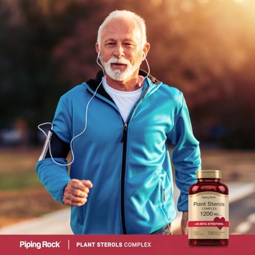 Suplemento de Esteroides Vegetales Piping Rock | 1200 mg | 120 Cápsulas Blandas | con Beta Sitosterol | Complejo de Fitosteroles | Sin OGM, Sin Gluten - imagen 6