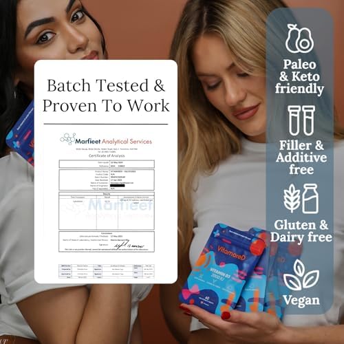 VitamoreD Calcifediol 10 mcg | Tabletas Fáciles de Tragar | Dos al Día | Suministro para 30 Días | 60 Tabletas - imagen 4
