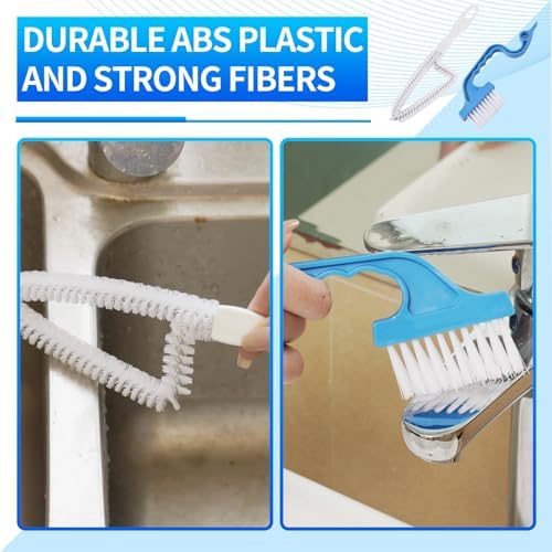 Juego de Herramientas para Limpiar Rieles de Ventana, 13 Piezas con Cepillo para Ranuras, Ideal para Puertas, Azulejos, Persianas y Ventilaciones de - imagen 5