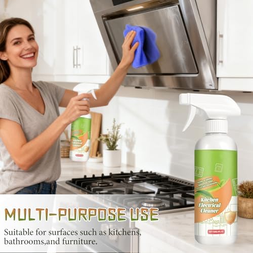 Limpiador Multiusos 1pcFly Clease 300ml con Fórmula Natural de Enzimas para Electrodomésticos, Ideal para Campanas, Hornos, Estufas y Más, Suave y - imagen 4
