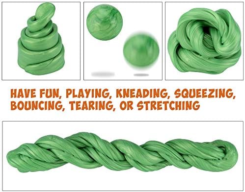 Putty Terapéutico Inner-Active para Niños con Encantos, Verde Pasto, Resistencia Media, Mejora Habilidades Motoras Finas y Fuerza en los Dedos, - imagen 5