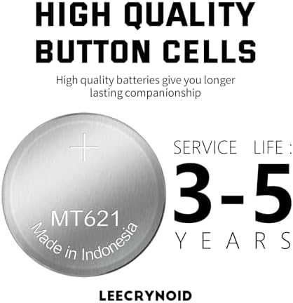 Batería Recargable LeeCrynoid 295-5100 MT621 para Relojes Citizen Eco-Drive, Capacitor Sellado Compatible con 295-51 295-5100 - imagen 2