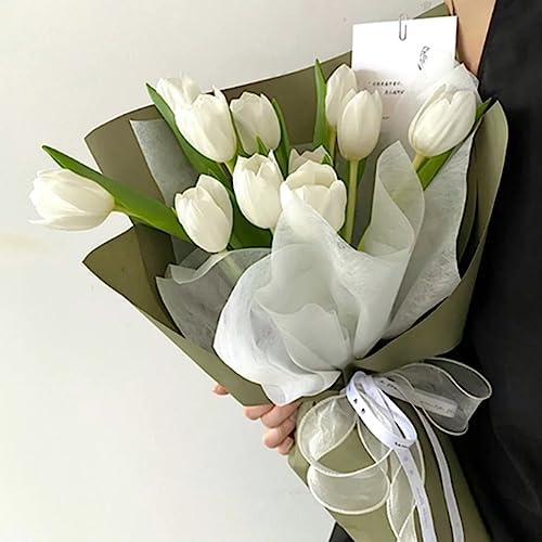 Papel Floral de Algodón Coreano de 145 Hojas, Papel de Envoltura No Tejido Impermeable para Ramo de Flores, Suministros para Florerías - imagen 2