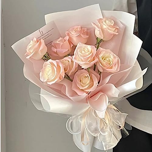 Papel Floral de Algodón Coreano de 145 Hojas, Papel de Envoltura No Tejido Impermeable para Ramo de Flores, Suministros para Florerías - imagen 3
