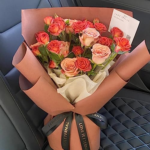 Papel Floral de Algodón Coreano de 145 Hojas, Papel de Envoltura No Tejido Impermeable para Ramo de Flores, Suministros para Florerías - imagen 4
