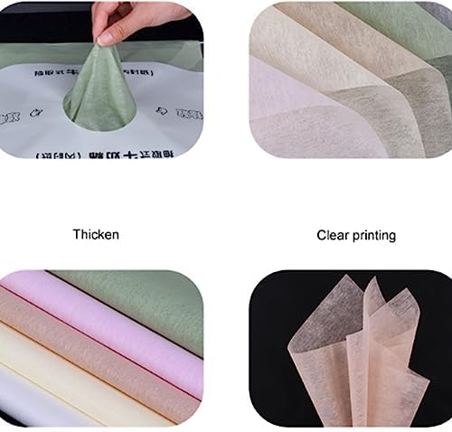 Papel Floral de Algodón Coreano de 145 Hojas, Papel de Envoltura No Tejido Impermeable para Ramo de Flores, Suministros para Florerías - imagen 5