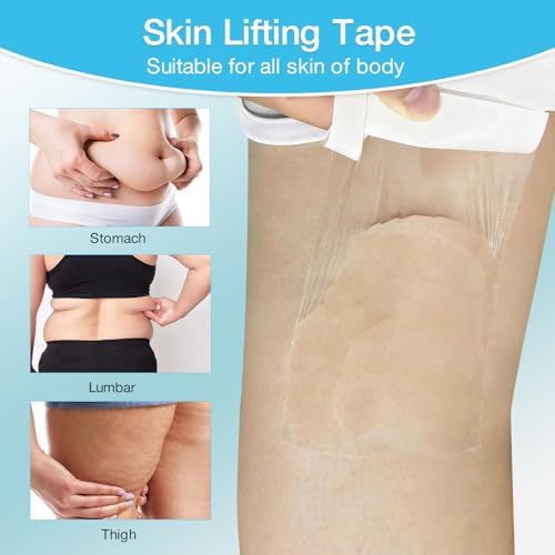 BFRAHD 30PCS Cinta Invisible Instantánea para Muslos y Piernas, Tensa la Piel Suelta con Cinta Corporal Cómoda y Transpirable, Efecto Alisador y - imagen 3
