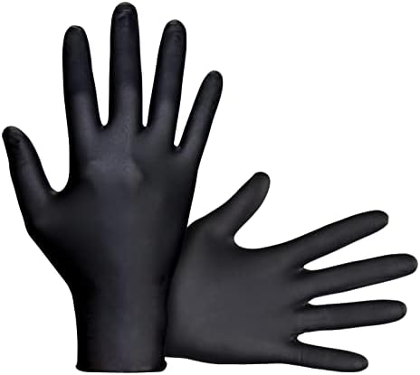 Guantes Desechables de Nitrilo Sin Polvo Raven 7 Mil - XL, Resistentes a Químicos y Punciones, Textura Antideslizante, Uso Único para Automotriz, - imagen 5