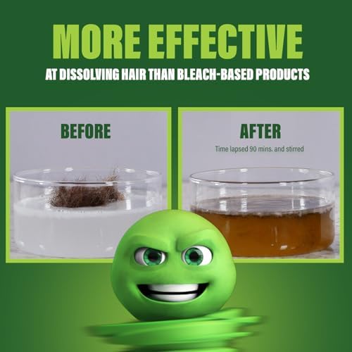 Removedor de Atascos de Grasa y Cabello Green Gobbler | Gel Limpiador de Drenajes | Seguro para Tuberías, Inodoros, Lavabos, Bañeras y Sistemas - imagen 6