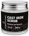 Cepillo de Limpieza y Restauración de Hierro Fundido Culina | Elimina Óxido Sin Rayar | 100% Natural | Para Sartenes y Utensilios de Hierro Fundido - imagen 1