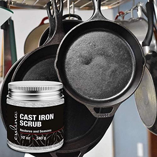 Cepillo de Limpieza y Restauración de Hierro Fundido Culina | Elimina Óxido Sin Rayar | 100% Natural | Para Sartenes y Utensilios de Hierro Fundido - imagen 4