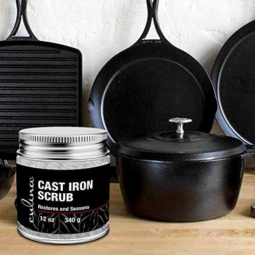Cepillo de Limpieza y Restauración de Hierro Fundido Culina | Elimina Óxido Sin Rayar | 100% Natural | Para Sartenes y Utensilios de Hierro Fundido - imagen 5