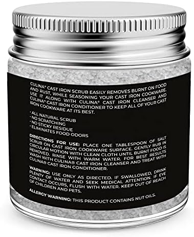 Cepillo de Limpieza y Restauración de Hierro Fundido Culina | Elimina Óxido Sin Rayar | 100% Natural | Para Sartenes y Utensilios de Hierro Fundido - imagen 7