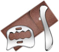 Herramienta de Gua Sha 2 en 1 de Acero Inoxidable, Scraper Muscular para Terapia Física, Masajeador de Drenaje Linfático, Herramienta de Masaje de - imagen 1