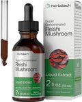 Extracto de Hongo Reishi Horbäach | 2 Fl Oz | Gotas Líquidas | Ganoderma Lucidum | Vegetariano, Sin Alcohol | Suplemento Sin OGM y Sin Gluten - imagen 1