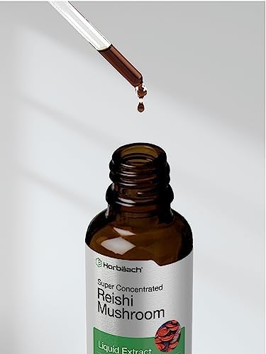 Extracto de Hongo Reishi Horbäach | 2 Fl Oz | Gotas Líquidas | Ganoderma Lucidum | Vegetariano, Sin Alcohol | Suplemento Sin OGM y Sin Gluten - imagen 7