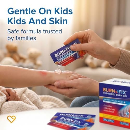 Paquete de Gel para Quemaduras — 25 Paquetes de Gel Hidrogel para Alivio de Quemaduras con Tecnología de Disipación de Calor® — Enfriamiento - imagen 3