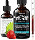 WELVIUM Complejo Triple de Magnesio en Gotas Líquidas - Suplemento de Magnesio Glicinato con L-Treonato, Taurato - Ashwagandha, L-Teanina, 5-HTP, - imagen 1