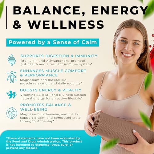 WELVIUM Complejo Triple de Magnesio en Gotas Líquidas - Suplemento de Magnesio Glicinato con L-Treonato, Taurato - Ashwagandha, L-Teanina, 5-HTP, - imagen 6
