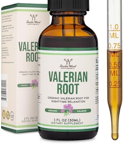 Gotas de Raíz de Valeriana para Dormir - Extracto Tinctura Orgánica de Raíz de Valeriana 168mg - 1 FL OZ, 30 Porciones (Mejor Absorción que Cápsulas, - imagen 1
