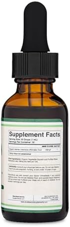 Gotas de Raíz de Valeriana para Dormir - Extracto Tinctura Orgánica de Raíz de Valeriana 168mg - 1 FL OZ, 30 Porciones (Mejor Absorción que Cápsulas, - imagen 4