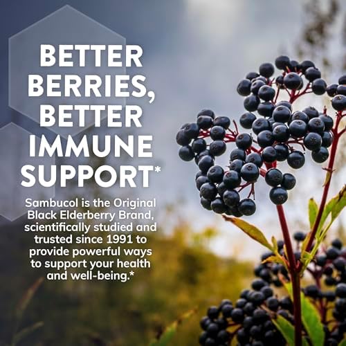 Sambucol Black Elderberry Alivio Día y Noche - Alivio Diurno Sin Somnolencia para Hombres y Mujeres, Sueño Reparador Sin Melatonina - 24 Cápsulas, 1 - imagen 5